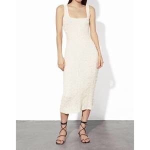 NEW MARA HOFFMAN sloan dress in natural crème size XS